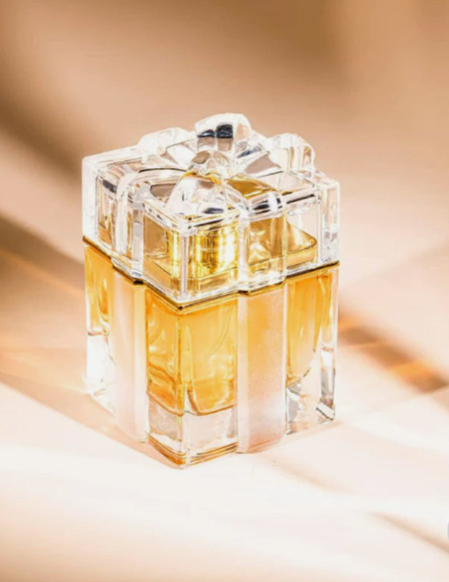 LONKOOM HALAL Perfume EDP for Women Eau De Parfum Sweet-Fruity Fragrance For Women Antibacterial Spray A WISH GOLD 100ml