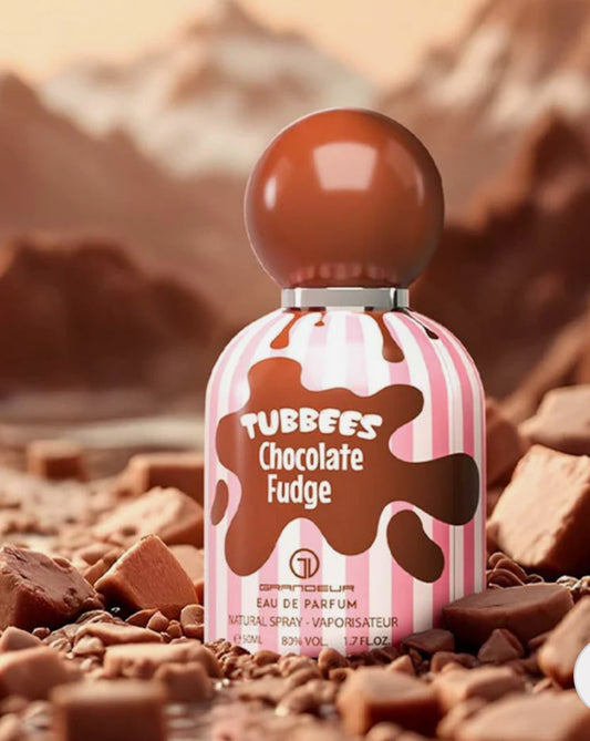 Grandeur Tubbees Perfume 50ML - Chocolate Fudge | Unisex Kid-Friendly Gourmand-Inspired Fragrance